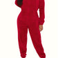 Luna -  Jumpsuit met Capuchon en Rits