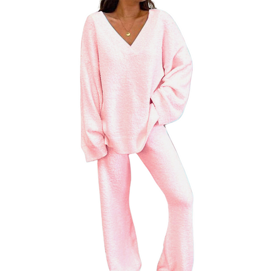 Isabelle - Elegante Dames V-Hals Pyjamaset