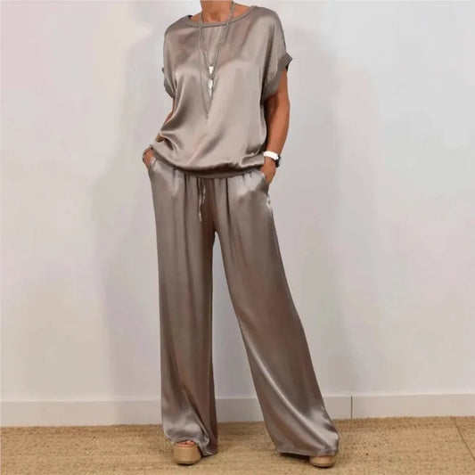Sophie - Satijnen Oversized Pak