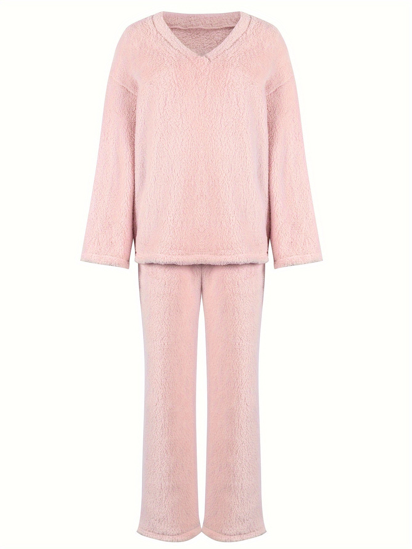 Isabelle - Elegante Dames V-Hals Pyjamaset